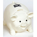 Ceramic Look Vinyl Piggy Bank